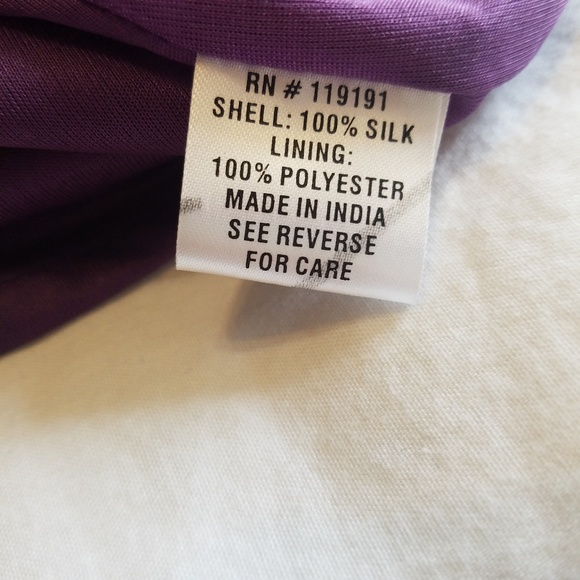 EUC - Lilac Silk Layered Dress - Picture 5 of 7